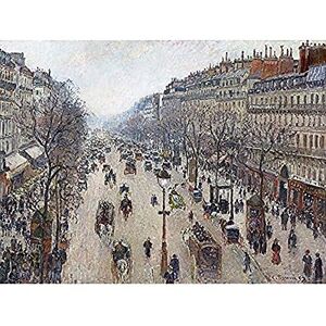 Fine Art Prints Pissarro Boulevard Montmartre Wolkenmorgen Kunstdruck Leinwand Premium Wanddekoration Poster Wandbild Fine Art Prints Pissarro Boulevard Montmartre Wolkenmorgen Kunstdruck Leinwand Premium Wanddekoration Poster Wandbild