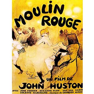 Wee Blue Coo Movie Film Moulin Rouge Cancan Burlesque Paris Huston Ferrer Gabor Art Print Poster Wall Decor 12X16 Inch Wee Blue Coo Movie Film Moulin Rouge Cancan Burlesque Paris Huston Ferrer Gabor Art Print Poster Wall Decor 12X16 Inch