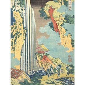 Artery8 Hokusai Japanese Ono Waterfall Kisokaido Premium Wall Art Canvas Print 18X24 Inch Artery8 Hokusai Japanese Ono Waterfall Kisokaido Premium Wall Art Canvas Print 18X24 Inch