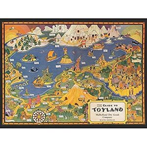 Artery8 1940 The Guide To Toyland Pictorial Map Art Print Canvas Premium Wall Decor Poster Mural Artery8 1940 The Guide To Toyland Pictorial Map Art Print Canvas Premium Wall Decor Poster Mural