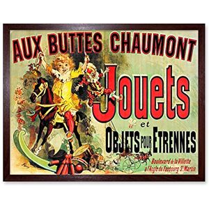 Artery8 Aux Buttes Chaumont Jouets French Ad Monica's Apartment Friends Art Print Framed Poster Wall Decor 12x16 inch Artery8 Aux Buttes Chaumont Jouets French Ad Monica's Apartment Friends Art Print Framed Poster Wall Decor 12x16 inch