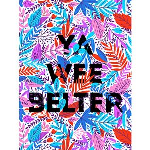 Wee Blue Coo Woven Flower Typography Scotland Wee Belter Unframed Art Print Poster Wall Decor 12X16 Inch Wee Blue Coo Woven Flower Typography Scotland Wee Belter Unframed Art Print Poster Wall Decor 12X16 Inch