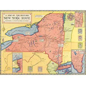 Fine Art Prints Flick 1928 Bildkarte New York State History Großer Druck Poster Wandkunst Dekor Bild Fine Art Prints Flick 1928 Bildkarte New York State History Großer Druck Poster Wandkunst Dekor Bild