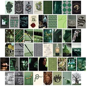 CON*QUEST Conquest Journals Harry Potter Slytherin Wall Collage, 50 Unique 4x6 Official Images From the Wizarding World, Printed on Quality Card Stock, Matte Finish CON*QUEST Conquest Journals Harry Potter Slytherin Wall Collage, 50 Unique 4x6 Official Images From the Wizarding World, Printed on Quality Card Stock, Matte Finish