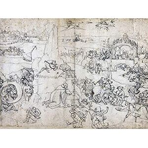 Fine Art Prints Follower Of Hieronymus Bosch The Temptation Of St Anthony Unframed Wall Art Print Poster Home Decor Premium Fine Art Prints Follower Of Hieronymus Bosch The Temptation Of St Anthony Unframed Wall Art Print Poster Home Decor Premium