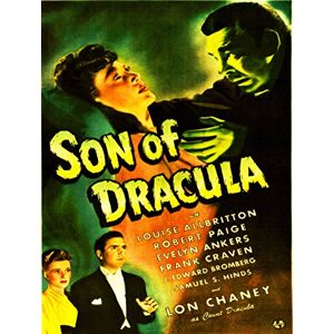 Wee Blue Coo Movie Film Son Of Dracula Lon Chaney Vampire Count Drama Horror Usa 30X40 Cms Art Poster Print Picture Cc6449 Wee Blue Coo Movie Film Son Of Dracula Lon Chaney Vampire Count Drama Horror Usa 30X40 Cms Art Poster Print Picture Cc6449