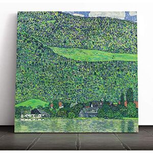 Big Box Art Canvas Print Wall Art Gustav Klimt Lake Attersee 2 Mounted and Stretched Box Frame Picture Home Decor for Kitchen, Living, Dining Room, Bedroom, Hallway, Muli-Colour, 20x20 Inch Big Box Art Canvas Print Wall Art Gustav Klimt Lake Attersee 2 Mounted and Stretched Box Frame Picture Home Decor for Kitchen, Living, Dining Room, Bedroom, Hallway, Muli-Colour, 20x20 Inch