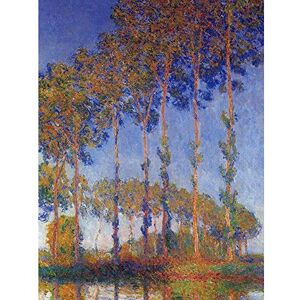 Wee Blue Coo Claude Monet Poplars Epte Sunset Old Master Painting Art Print Poster Wall Decor 12X16 Inch Wee Blue Coo Claude Monet Poplars Epte Sunset Old Master Painting Art Print Poster Wall Decor 12X16 Inch