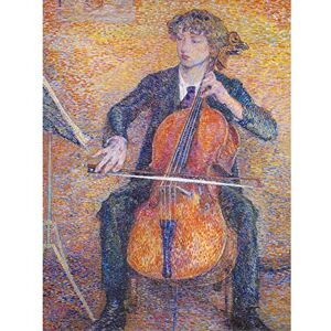 Artery8 Koster Young Man Playing Cello 1910 Painting Premium Wall Art Canvas Print 18X24 Inch Artery8 Koster Young Man Playing Cello 1910 Painting Premium Wall Art Canvas Print 18X24 Inch