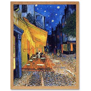 Wee Blue Coo Vincent Van Gogh Cafe Terrace Place Du Forum Arles 1888 Art Print Framed Poster Wall Decor 12X16 Inch Wee Blue Coo Vincent Van Gogh Cafe Terrace Place Du Forum Arles 1888 Art Print Framed Poster Wall Decor 12X16 Inch