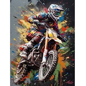 Artery8 Dirt Bike Sport Splatter Paint Motocross Rider Large Wall Art Poster Print Thick Paper 18X24 Inch Artery8 Dirt Bike Sport Splatter Paint Motocross Rider Large Wall Art Poster Print Thick Paper 18X24 Inch