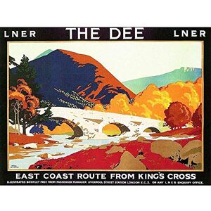 Wee Blue Coo Travel Train Rail River Dee Aberdeen Scotland Highland Bridge UK Art Print Poster Wall Decor 12X16 Inch Wee Blue Coo Travel Train Rail River Dee Aberdeen Scotland Highland Bridge UK Art Print Poster Wall Decor 12X16 Inch