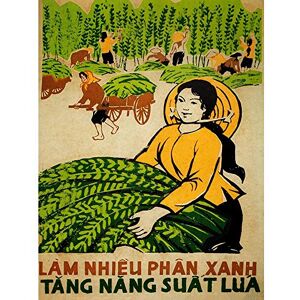 Wee Blue Coo Political Economy Vietnam Fertile Rice Produce Art Print Poster Wall Decor 12X16 Inch Wee Blue Coo Political Economy Vietnam Fertile Rice Produce Art Print Poster Wall Decor 12X16 Inch