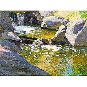 Fine Art Prints Potthast The Waterfall Landscape Painting Art Print Canvas Premium Wall Decor Poster Mural Fine Art Prints Potthast The Waterfall Landscape Painting Art Print Canvas Premium Wall Decor Poster Mural