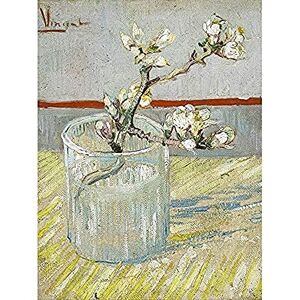 Fine Art Prints Vincent Van Gogh Sprig Of Flowering Almond In A Glass Art Print Canvas Premium Wall Decor Poster Mural Fine Art Prints Vincent Van Gogh Sprig Of Flowering Almond In A Glass Art Print Canvas Premium Wall Decor Poster Mural