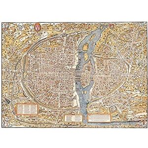 Fine Art Prints Map Hoyau Truschet 1550 Paris City France 1980 Replica Art Print Canvas Premium Wall Decor Poster Mural Fine Art Prints Map Hoyau Truschet 1550 Paris City France 1980 Replica Art Print Canvas Premium Wall Decor Poster Mural