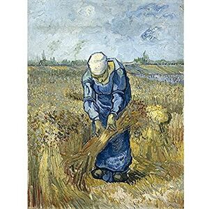 Fine Art Prints Vincent Van Gogh Peasant Woman Binding Sheaves After Millet Unframed Wall Art Print Poster Home Decor Premium Fine Art Prints Vincent Van Gogh Peasant Woman Binding Sheaves After Millet Unframed Wall Art Print Poster Home Decor Premium