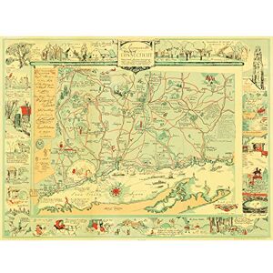 Fine Art Prints Dravenstedt 1926 Pictorial Map Connecticut Art Print Canvas Premium Wall Decor Poster Mural Fine Art Prints Dravenstedt 1926 Pictorial Map Connecticut Art Print Canvas Premium Wall Decor Poster Mural