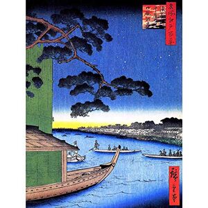 Wee Blue Coo Utagawa Hiroshige Japanese Woodblock Series Art Print Poster Wall Decor 12X16 Inch Wee Blue Coo Utagawa Hiroshige Japanese Woodblock Series Art Print Poster Wall Decor 12X16 Inch
