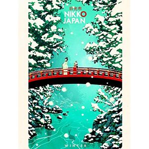 Wee Blue Coo Travel Nikko Japan Winter Red Bridge Snow Winter River Art Print Poster Wall Decor 12X16 Inch Wee Blue Coo Travel Nikko Japan Winter Red Bridge Snow Winter River Art Print Poster Wall Decor 12X16 Inch