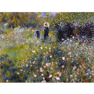 Fine Art Prints Renoir Femme Avec Sonnenschirm Dans Un Jardin, großer Kunstdruck auf Leinwand, Premium-Poster Fine Art Prints Renoir Femme Avec Sonnenschirm Dans Un Jardin, großer Kunstdruck auf Leinwand, Premium-Poster