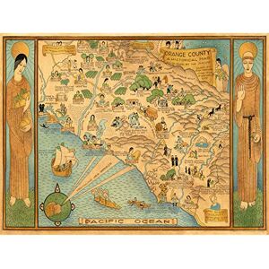 Artery8 Map Ames 1929 Historic Orange County California Pictorial Large Wall Art Poster Print Thick Paper 18X24 Inch Artery8 Map Ames 1929 Historic Orange County California Pictorial Large Wall Art Poster Print Thick Paper 18X24 Inch