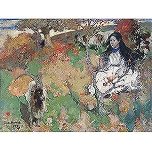 Fine Art Prints Hornel The Goatherd Abstract Funky Painting Art Print Canvas Premium Wall Decor Poster Mural Fine Art Prints Hornel The Goatherd Abstract Funky Painting Art Print Canvas Premium Wall Decor Poster Mural