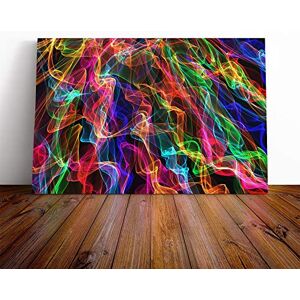 Big Box Art Canvas Print Wall Art Rainbow Abstract Smoke and Flames (5) Mounted & Stretched Box Frame Picture Home Decor for Kitchen, Living Room, Bedroom, Multi-Colour, 20x14 Inch Big Box Art Canvas Print Wall Art Rainbow Abstract Smoke and Flames (5) Mounted & Stretched Box Frame Picture Home Decor for Kitchen, Living Room, Bedroom, Multi-Colour, 20x14 Inch