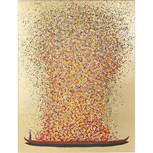 KARE Design Canvas Picture Flower Boat, Gold, Pink, Canvas Wall Art, Acrylic Paint, Handpainted Details, Solid Wood Frame, Home Decor for Living Room, Bedroom, 40x50cm (HxW) KARE Design Canvas Picture Flower Boat, Gold, Pink, Canvas Wall Art, Acrylic Paint, Handpainted Details, Solid Wood Frame, Home Decor for Living Room, Bedroom, 40x50cm (HxW)