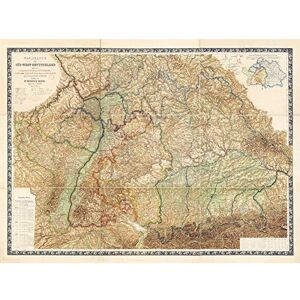 Artery8 Map South West Germany Nuremberg Munich Frankfurt Art Print Canvas Premium Wall Decor Poster Mural Artery8 Map South West Germany Nuremberg Munich Frankfurt Art Print Canvas Premium Wall Decor Poster Mural