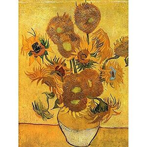Wee Blue Coo Van Gogh Still Life Fifteen Sunflowers Vase Unframed Wall Art Print Poster Home Decor Premium Wee Blue Coo Van Gogh Still Life Fifteen Sunflowers Vase Unframed Wall Art Print Poster Home Decor Premium