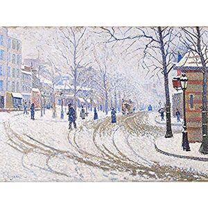 Fine Art Prints Paul Signac Snow Boulevard De Clichy Paris Unframed Wall Art Print Poster Home Decor Premium Fine Art Prints Paul Signac Snow Boulevard De Clichy Paris Unframed Wall Art Print Poster Home Decor Premium