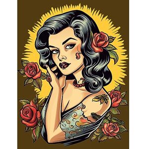Artery8 Retro Tattoo Ink Body Art Pin Up Girl Roses Sun Rockabilly Americana 50s Large Wall Art Poster Print Thick Paper 18X24 Inch Artery8 Retro Tattoo Ink Body Art Pin Up Girl Roses Sun Rockabilly Americana 50s Large Wall Art Poster Print Thick Paper 18X24 Inch