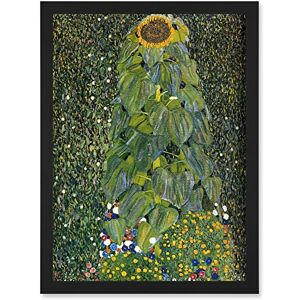 Wee Blue Coo Gustav Klimt The Sunflower 1907 Old Master Painting Artwork Framed Wall Art Print A4 Wee Blue Coo Gustav Klimt The Sunflower 1907 Old Master Painting Artwork Framed Wall Art Print A4