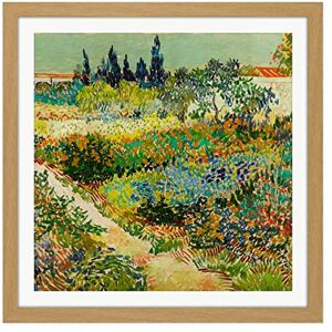 Fine Art Prints Vincent Van Gogh Garden At Arles Square Wooden Framed Wall Art Print Picture 16X16 Inch Fine Art Prints Vincent Van Gogh Garden At Arles Square Wooden Framed Wall Art Print Picture 16X16 Inch