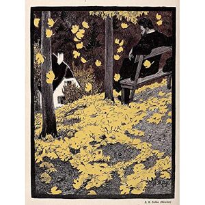 Wee Blue Coo Advert Cultural Magazine Cover Jugend Bench Nouveau Art Print Poster Wall Decor 12X16 Inch Wee Blue Coo Advert Cultural Magazine Cover Jugend Bench Nouveau Art Print Poster Wall Decor 12X16 Inch