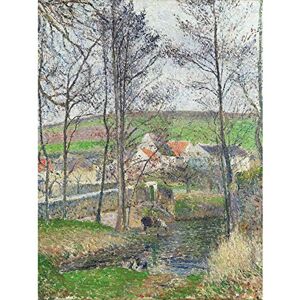 Fine Art Prints Pissarro Banks Of The Viosne At Osny In Grey Weather Winter Large Wall Art Print Canvas Premium Poster Mural Fine Art Prints Pissarro Banks Of The Viosne At Osny In Grey Weather Winter Large Wall Art Print Canvas Premium Poster Mural