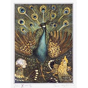 Artery8 Hoytema Peacock Chickens Birds Drawing Large Wall Art Poster Print Thick Paper 18X24 Inch Artery8 Hoytema Peacock Chickens Birds Drawing Large Wall Art Poster Print Thick Paper 18X24 Inch