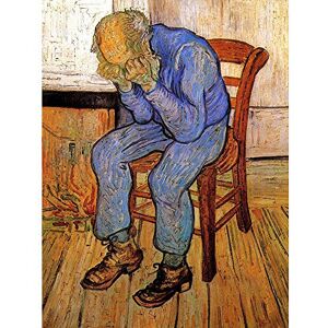 Wee Blue Coo Vincent Van Gogh Old Man Sorrow On Threshold Eternity 1890 Art Print Poster Wall Decor 12X16 Inch Wee Blue Coo Vincent Van Gogh Old Man Sorrow On Threshold Eternity 1890 Art Print Poster Wall Decor 12X16 Inch