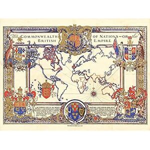 Artery8 Map Webb 1937 British Empire Commonwealth Pictorial Unframed Wall Art Print Poster Home Decor Premium Artery8 Map Webb 1937 British Empire Commonwealth Pictorial Unframed Wall Art Print Poster Home Decor Premium