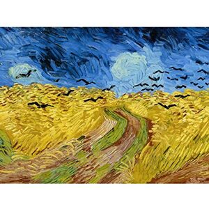 Fine Art Prints Van Gogh Wheatfield With Crows Painting Premium Wall Art Canvas Print 18X24 Inch Fine Art Prints Van Gogh Wheatfield With Crows Painting Premium Wall Art Canvas Print 18X24 Inch