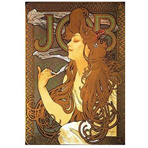 Wee Blue Coo Painting Nouveau Mucha Job 1896 Old Master Wall Art Print Wee Blue Coo Painting Nouveau Mucha Job 1896 Old Master Wall Art Print