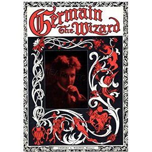 Wee Blue Coo Theatre Ad Germain Wizard Magician Magic Wall Art Print Wee Blue Coo Theatre Ad Germain Wizard Magician Magic Wall Art Print