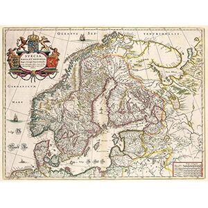 Wee Blue Coo Map Antique Scandinavia Norway Sweden Finland Art Print Poster Wall Decor 12X16 Inch Wee Blue Coo Map Antique Scandinavia Norway Sweden Finland Art Print Poster Wall Decor 12X16 Inch