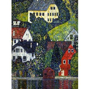 Wee Blue Coo Klimt Church in Unterach on Attersee Unframed Wall Art Print Poster Home Decor Premium Wee Blue Coo Klimt Church in Unterach on Attersee Unframed Wall Art Print Poster Home Decor Premium