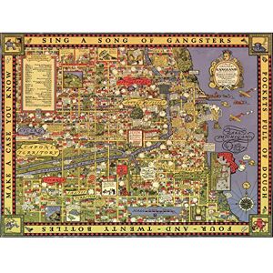 Fine Art Prints Erickson 1931 Map Chicago Gangland Capone Large Print Poster Wall Art Decor Picture Fine Art Prints Erickson 1931 Map Chicago Gangland Capone Large Print Poster Wall Art Decor Picture