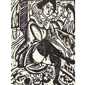 Wee Blue Coo Ernst Ludwig Kirchner German Woman Tying Her Shoe Old Painting Art Print Poster Wall Decor 12X16 Inch Wee Blue Coo Ernst Ludwig Kirchner German Woman Tying Her Shoe Old Painting Art Print Poster Wall Decor 12X16 Inch