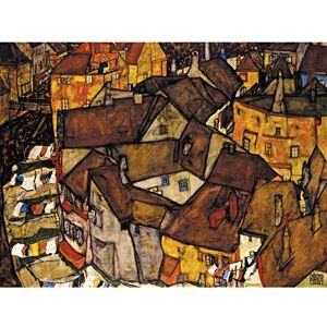 Fine Art Prints Egon Schiele Krumau Crescent Of Houses Large Wall Art Print Canvas Premium Poster Mural Fine Art Prints Egon Schiele Krumau Crescent Of Houses Large Wall Art Print Canvas Premium Poster Mural
