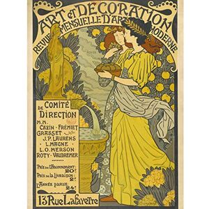 Fine Art Prints Lorain Decoration Magazine Nouveau French Advert Large Wall Art Print Canvas Premium Mural Fine Art Prints Lorain Decoration Magazine Nouveau French Advert Large Wall Art Print Canvas Premium Mural