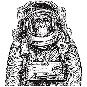 Fine Art Prints Monkey Astronaut Illustration Art Print Canvas Premium Wall Decor Poster Fine Art Prints Monkey Astronaut Illustration Art Print Canvas Premium Wall Decor Poster